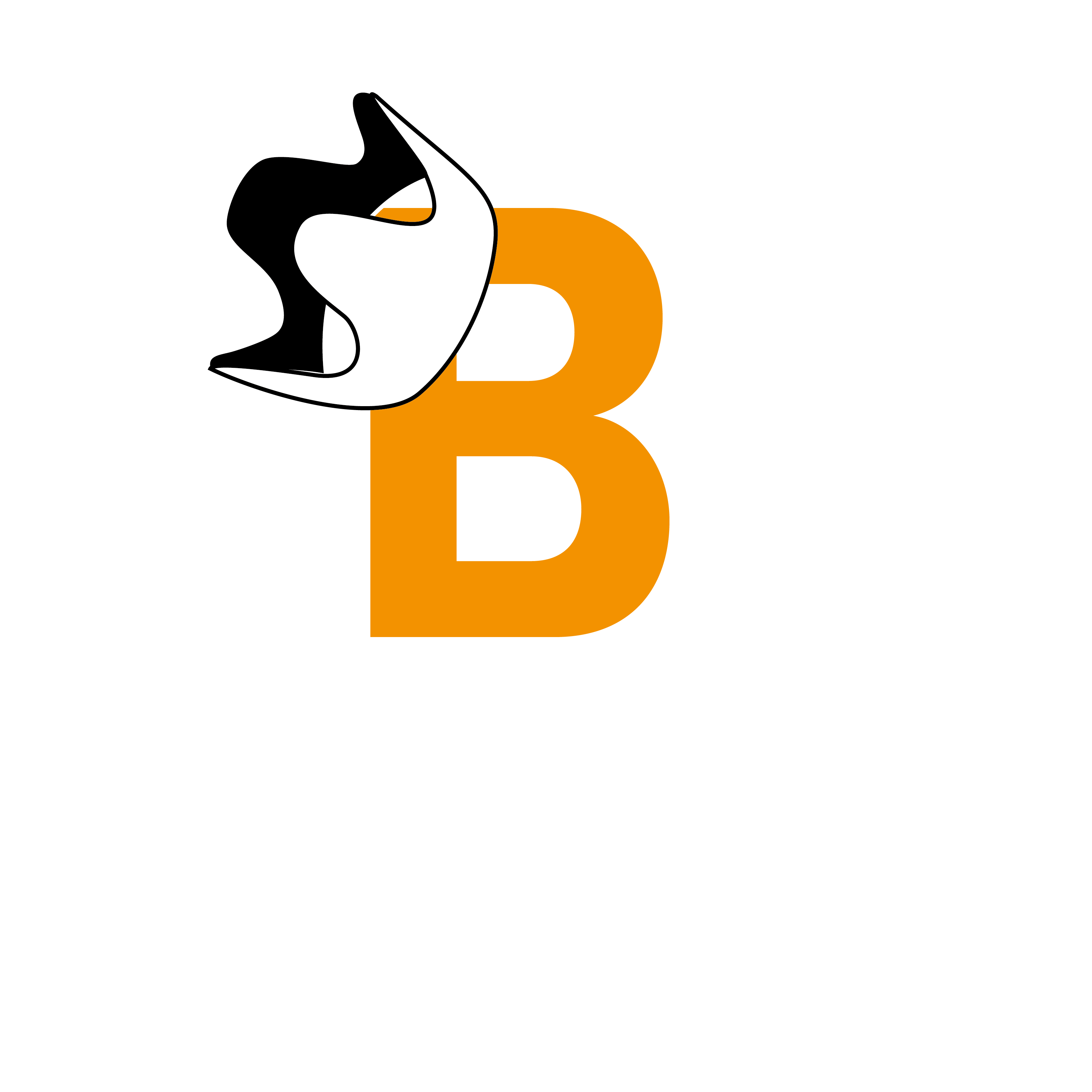 Logo moyenne déclinaison blanc de Bobby production